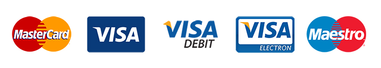 List of accepted credit and debit cards